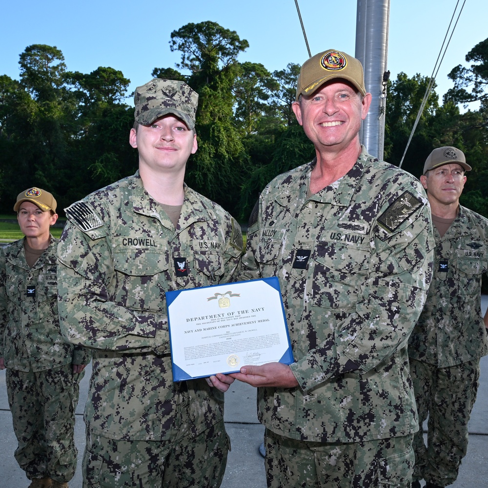 Awards Ceremony at Naval Hospital Jacksonville – August 15, 2025