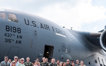Sun, Sky, C-17: Charleston local training sortie