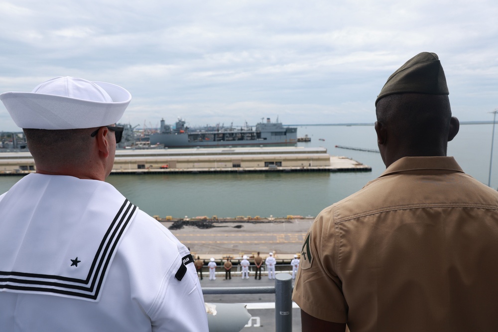 IWO ARG Departs Norfolk for Deployment