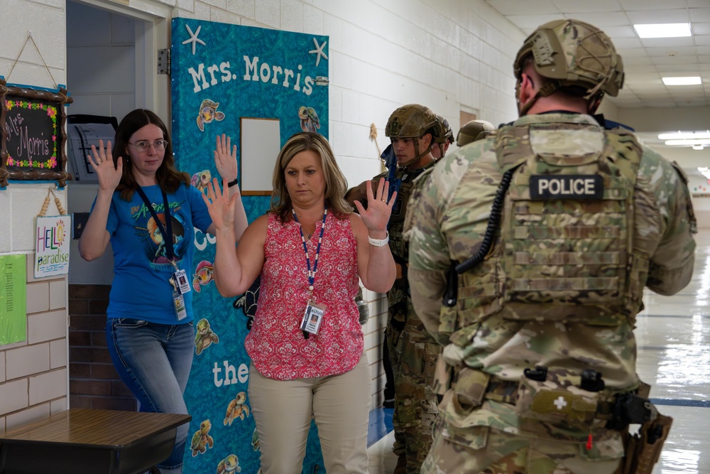 Prepared to protect: Altus AFB conducts active shooter drill
