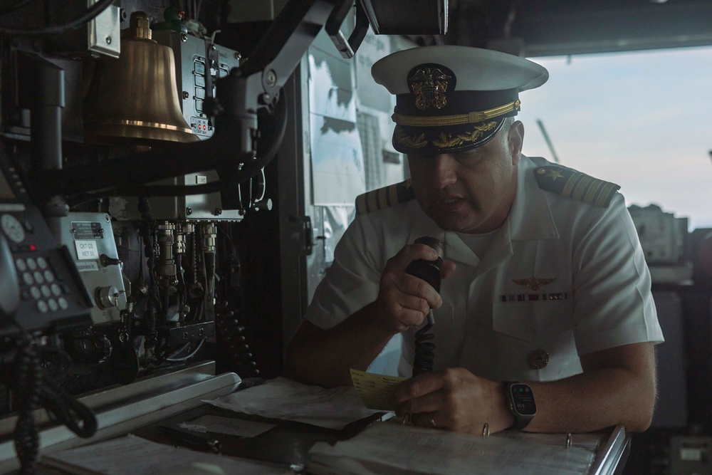 USS Iwo Jima Depart Naval Station Norfolk For Deployment