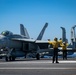 USS Gerald R. Ford (CVN 78) Sailors Signal To F/A-18F Super Hornets