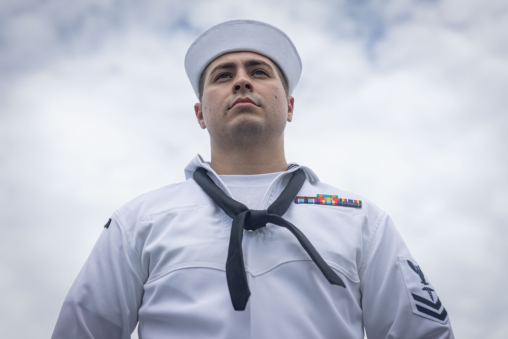 USS Iwo Jima Depart Naval Station Norfolk For Deployment