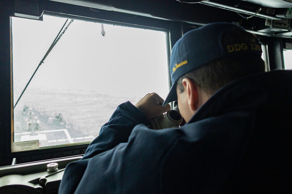 USS Carl M. Levin Conducts Operations North Pacific Ocean