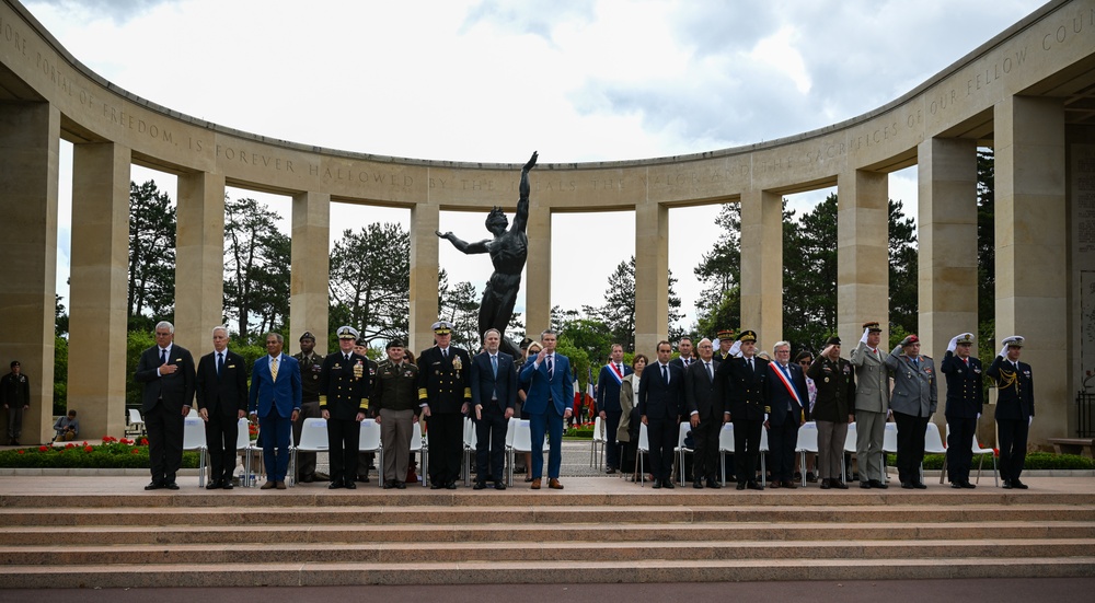 D-Day Ceremony at Normandy American Cemetery