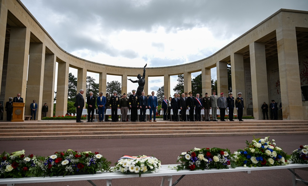 D-Day Ceremony at Normandy American Cemetery