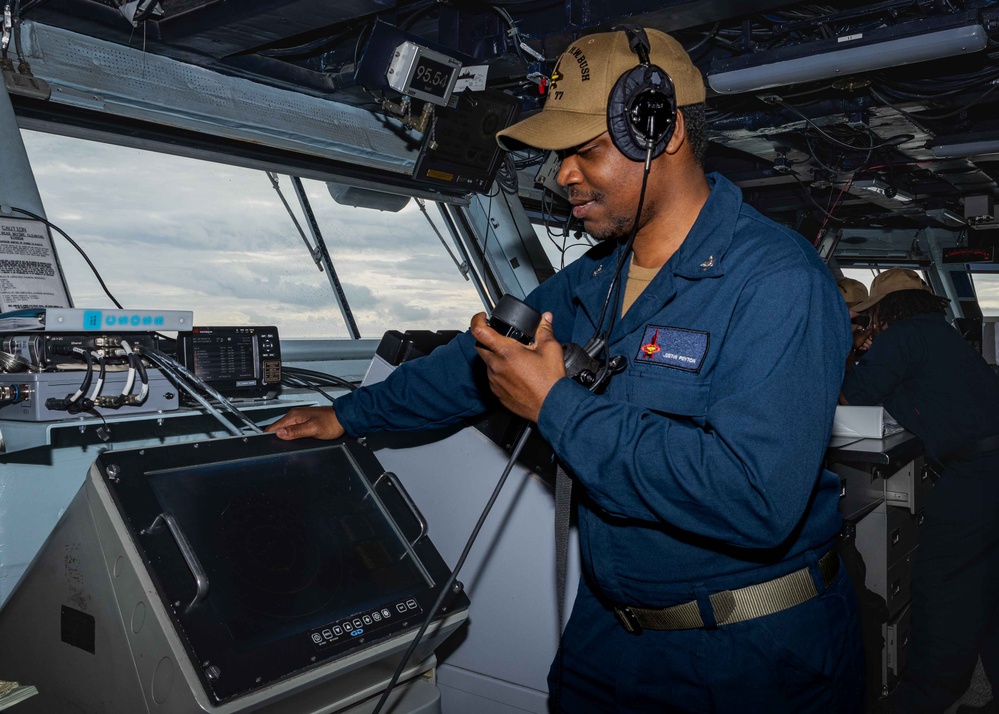 Daily Operations Aboard USS George H.W. Bush (CVN 77)