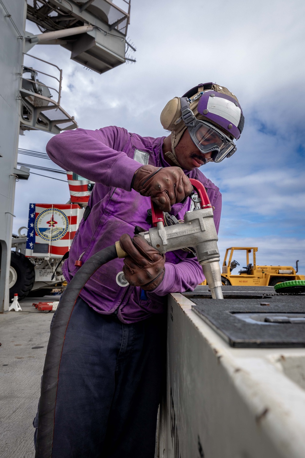 Daily Operations Aboard USS George H.W. Bush (CVN 77)