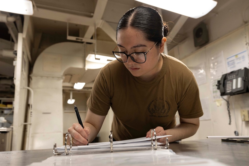 Daily Operations Aboard USS George H.W. Bush (CVN 77)