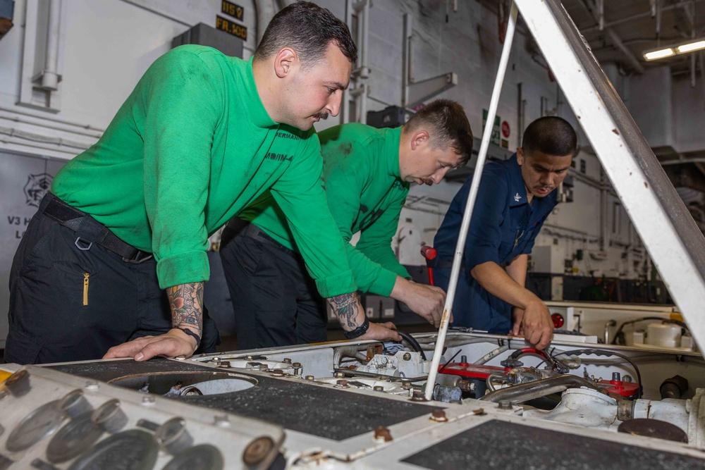 Daily Operations Aboard USS George H.W. Bush (CVN 77)