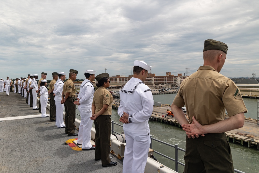 22nd MEU(SOC) Departs Naval Station Norfolk for Deployment