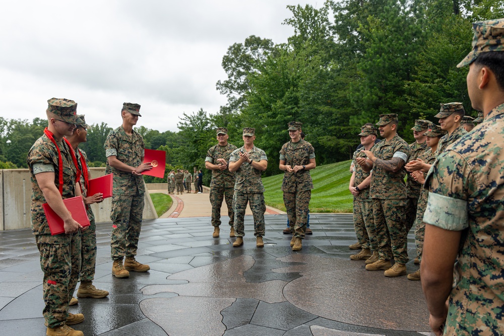 CLB-22 visits Marine Corps Museum