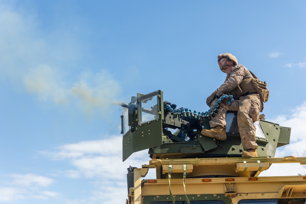 SPMAGTF-ACM DFT CLB-22 Mk-19 live-fire range