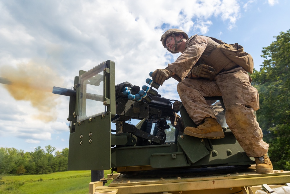 SPMAGTF-ACM DFT CLB-22 Mk-19 live-fire range
