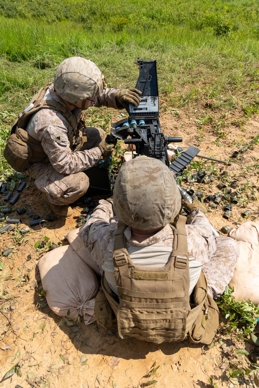 SPMAGTF-ACM DFT CLB-22 Mk-19 live-fire range