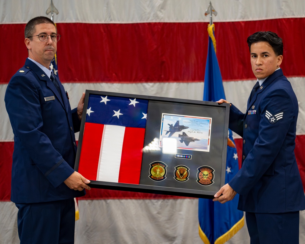 A1C Harris Memorial Service