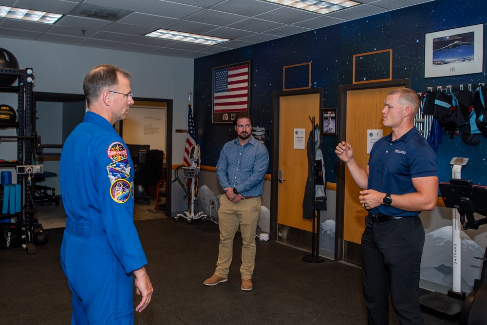 Brigadier General Nick Hague Visit to Schriever