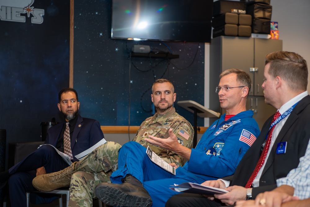 Brigadier General Nick Hague Visit to Schriever