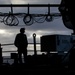 USS Gerald R. Ford (CVN 78) Sailor Observes Jet Engine Maintenance