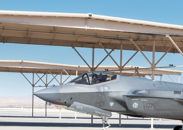 Gen. Drowley completes fini flight in F-35