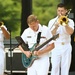 U.S. Navy Band Cruisers perform on the back lawn of the Fairfax County Government Center