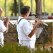 U.S. Navy Band Cruisers perform on the back lawn of the Fairfax County Government Center