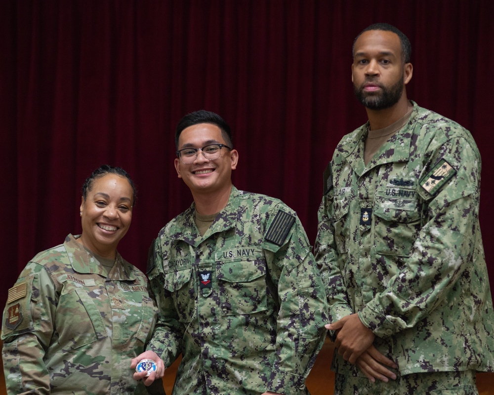 Defense Health Agency Senior Enlisted Leader Engages With San Diego Sailors
