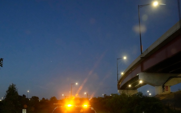 U.S. Border Patrol agents patrol alongside D.C. Police