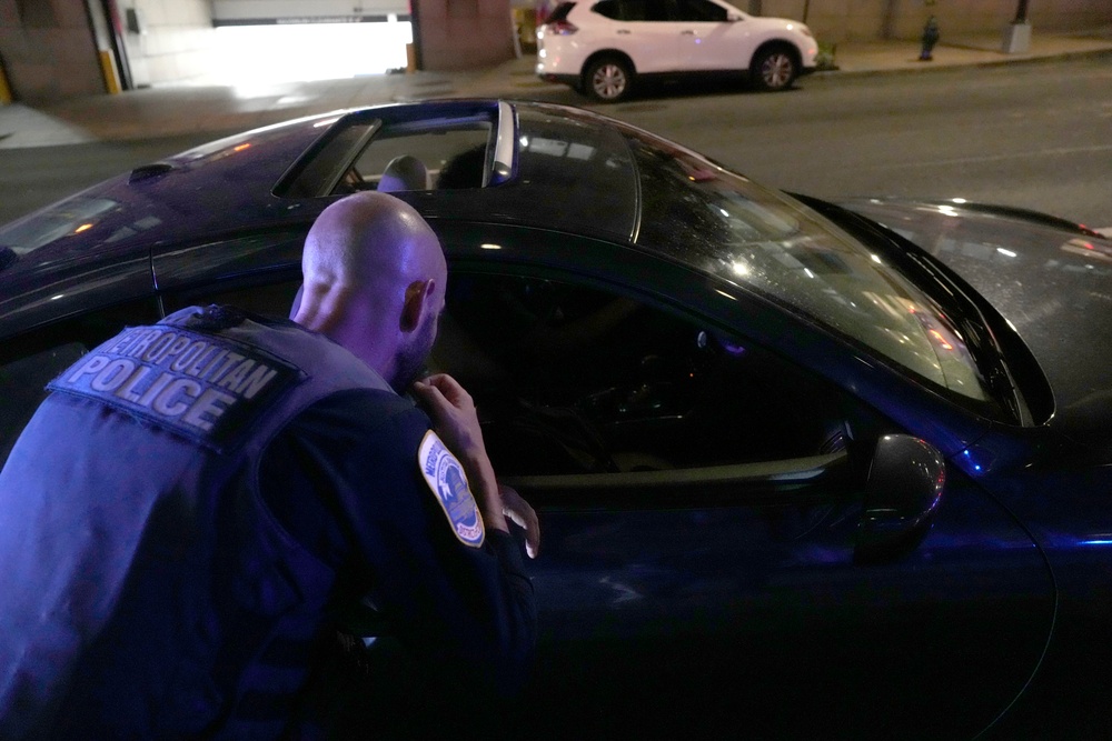 U.S. Border Patrol agents patrol alongside D.C. Police