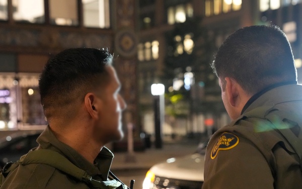 U.S. Border Patrol agents patrol alongside D.C. Police