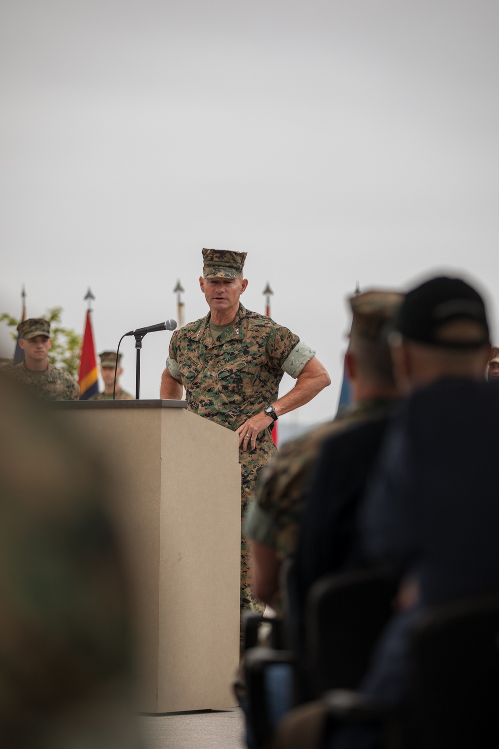 1st MARDIV holds quarterly colors ceremony 1st MARDIV holds quarterly colors ceremony
