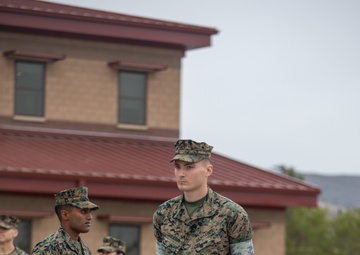 1st MARDIV holds quarterly colors ceremony