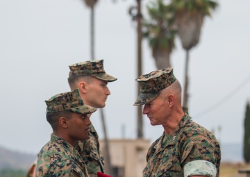 1st MARDIV holds quarterly colors ceremony