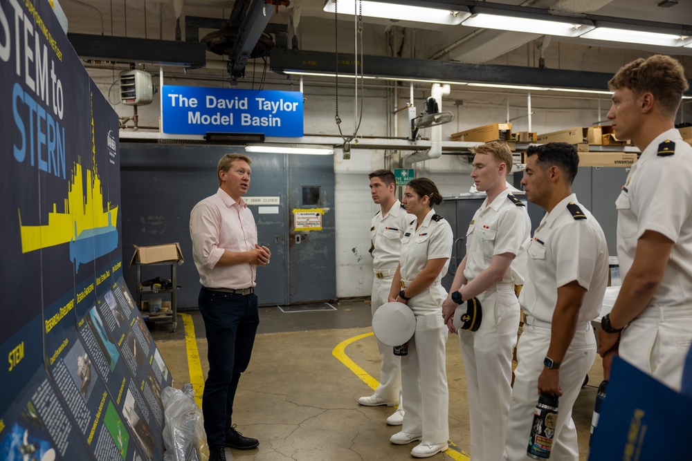 U.S. Naval Academy Midshipmen Tour Carderock