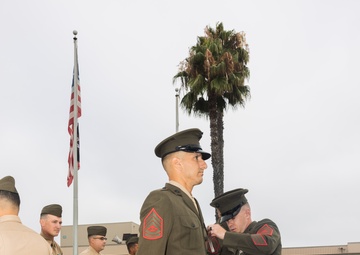 Marines with MWHS-3 perform uniform inspections