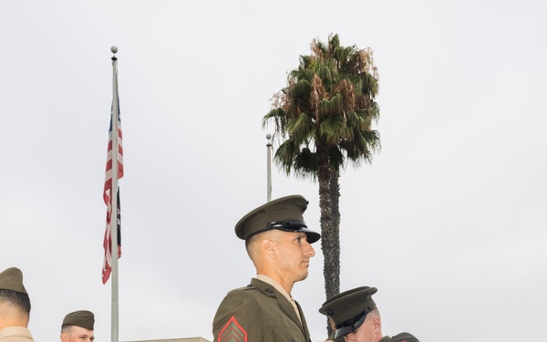 Marines with MWHS-3 perform uniform inspections
