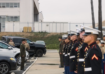 Marines with MWHS-3 perform uniform inspections