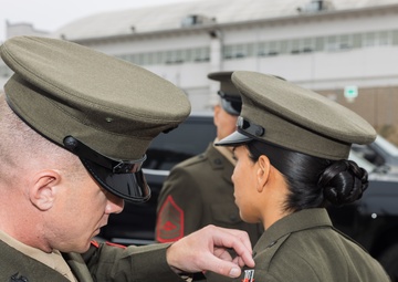 Marines with MWHS-3 perform uniform inspections