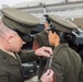 Marines with MWHS-3 perform uniform inspections