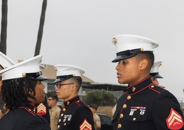 Marines with MWHS-3 perform uniform inspections