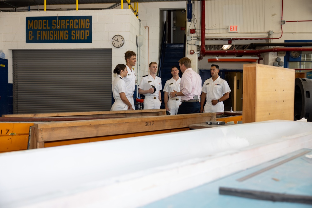 U.S. Naval Academy Midshipmen Tour Carderock