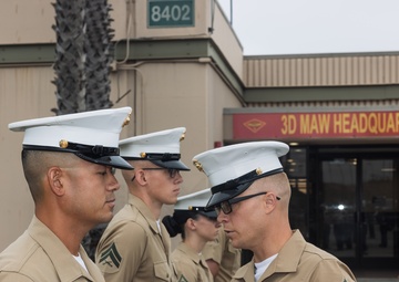 Marines with MWHS-3 perform uniform inspections