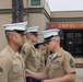 Marines with MWHS-3 perform uniform inspections