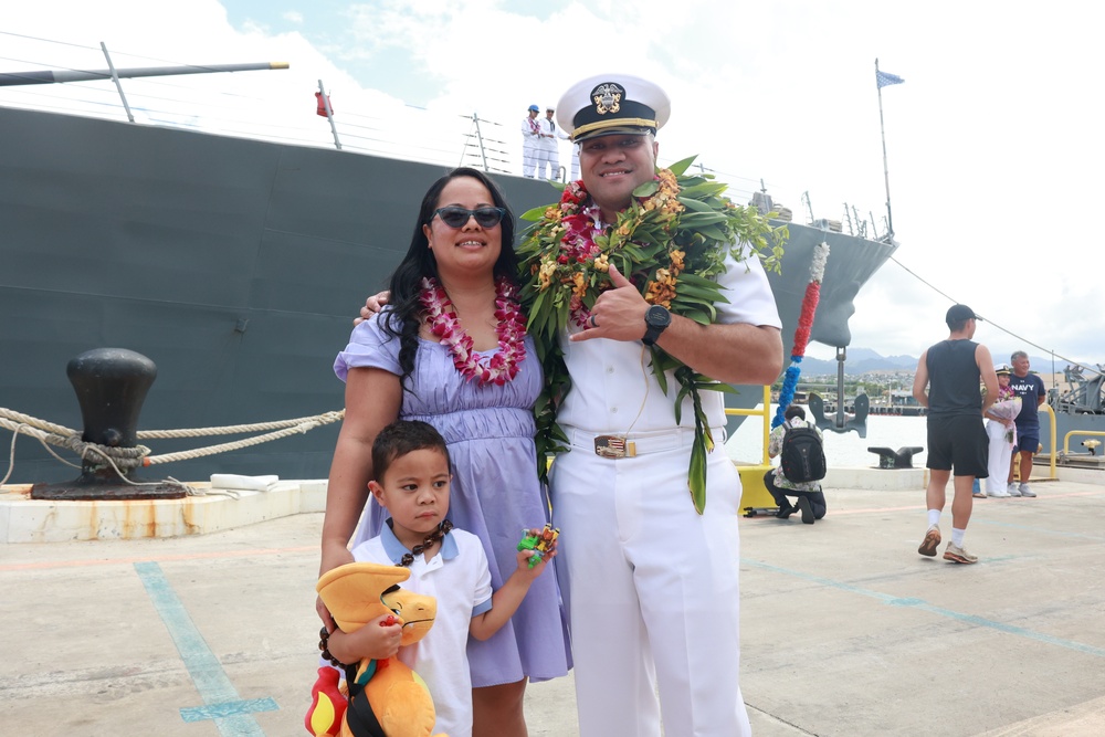 USS William P. Lawrence Returns to Pearl Harbor Following Seven-Month Indo-Pacific Deployment
