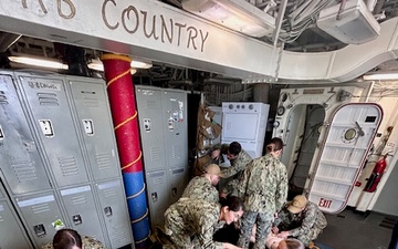 CRTS Teams Conduct Amphibious Familiarization Training Aboard USS Boxer