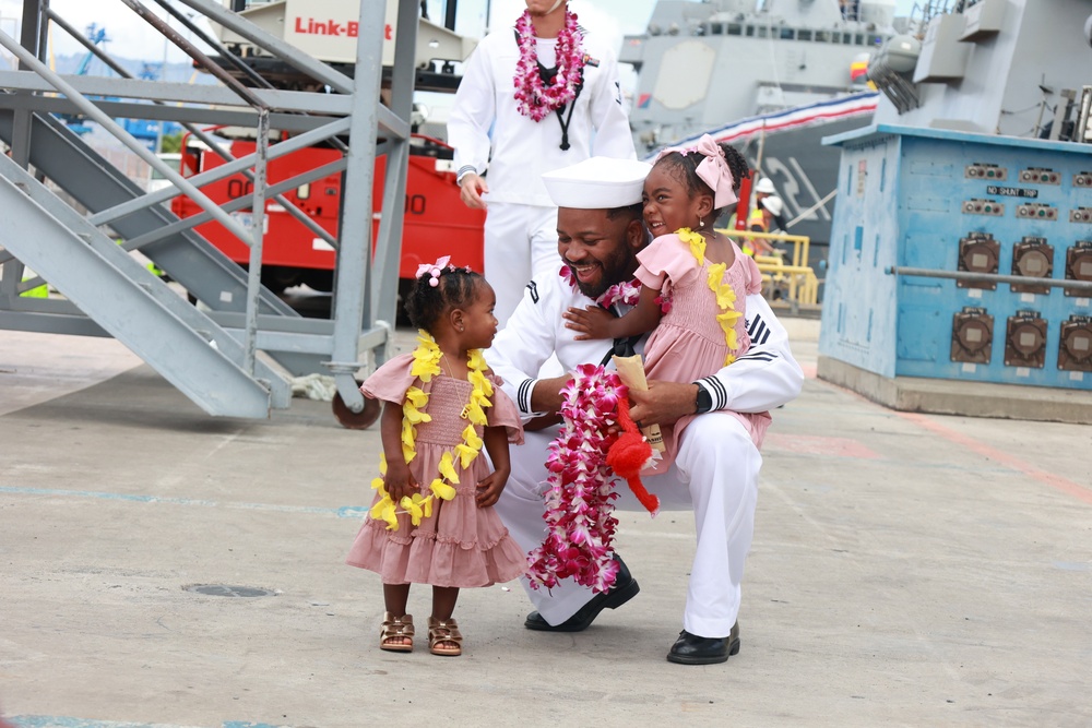 USS William P. Lawrence Returns to Pearl Harbor Following Seven-Month Indo-Pacific Deployment