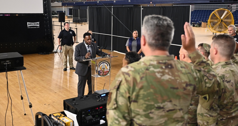 DC National Guard Leaders Deputized for DC Safe and Beautiful Task Force