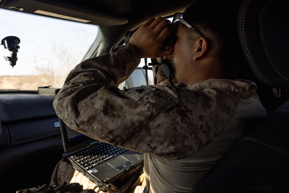 Combat Logistics Battalion 15 Marines conduct route reconnaissance