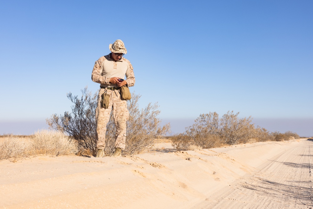 Combat Logistics Battalion 15 Marines conduct route reconnaissance