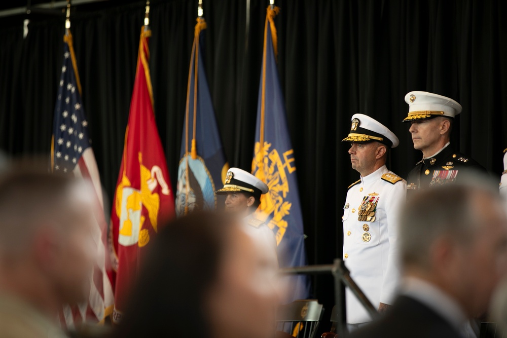 ACNO Adm. Jim Kilby Participates in USNA Change of Command Ceremony
